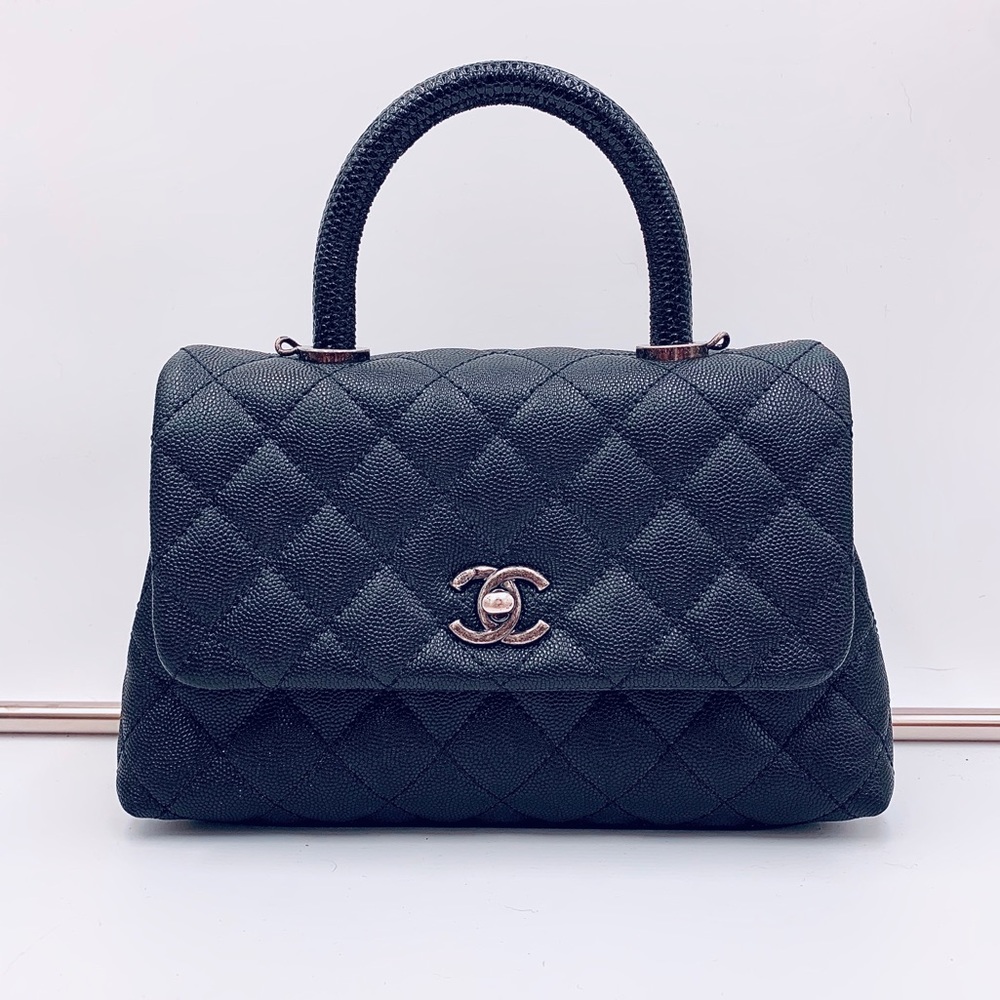 🖤SOLD🖤Chanel top handle Coco flap bag